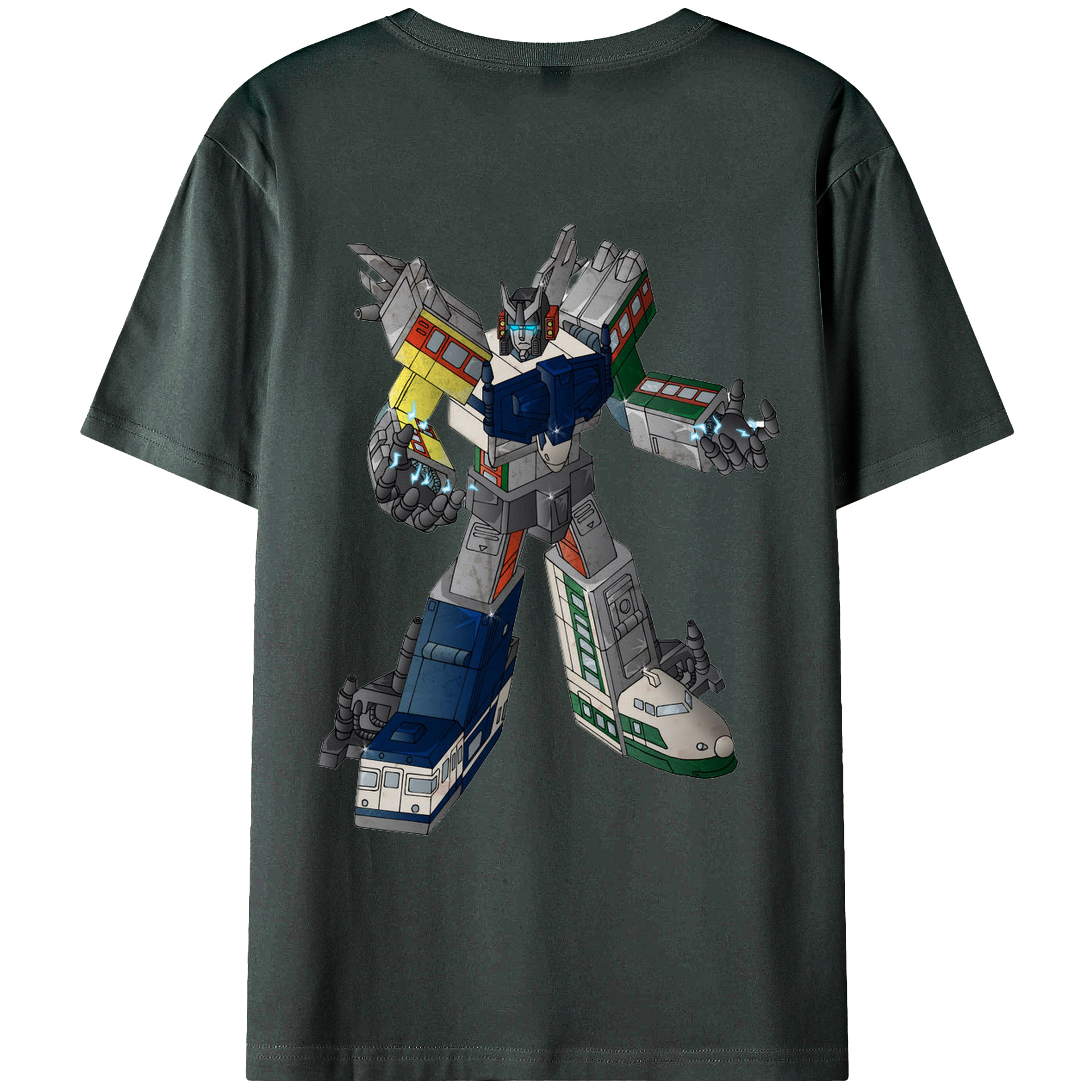 （画像用）  綿100％ メンズ半袖Tシャツ（バックプリント） 通気性